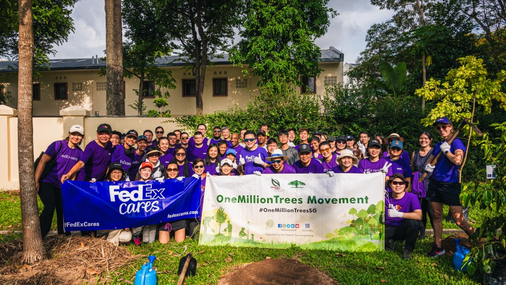 FedEx Collaborates to Plant Trees for a Sustainable Future