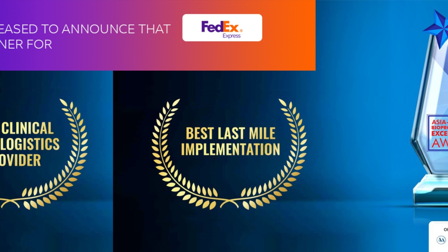 FedEx Wins “Best Clinical Trial Logistics Provider” and “Best Last Mile