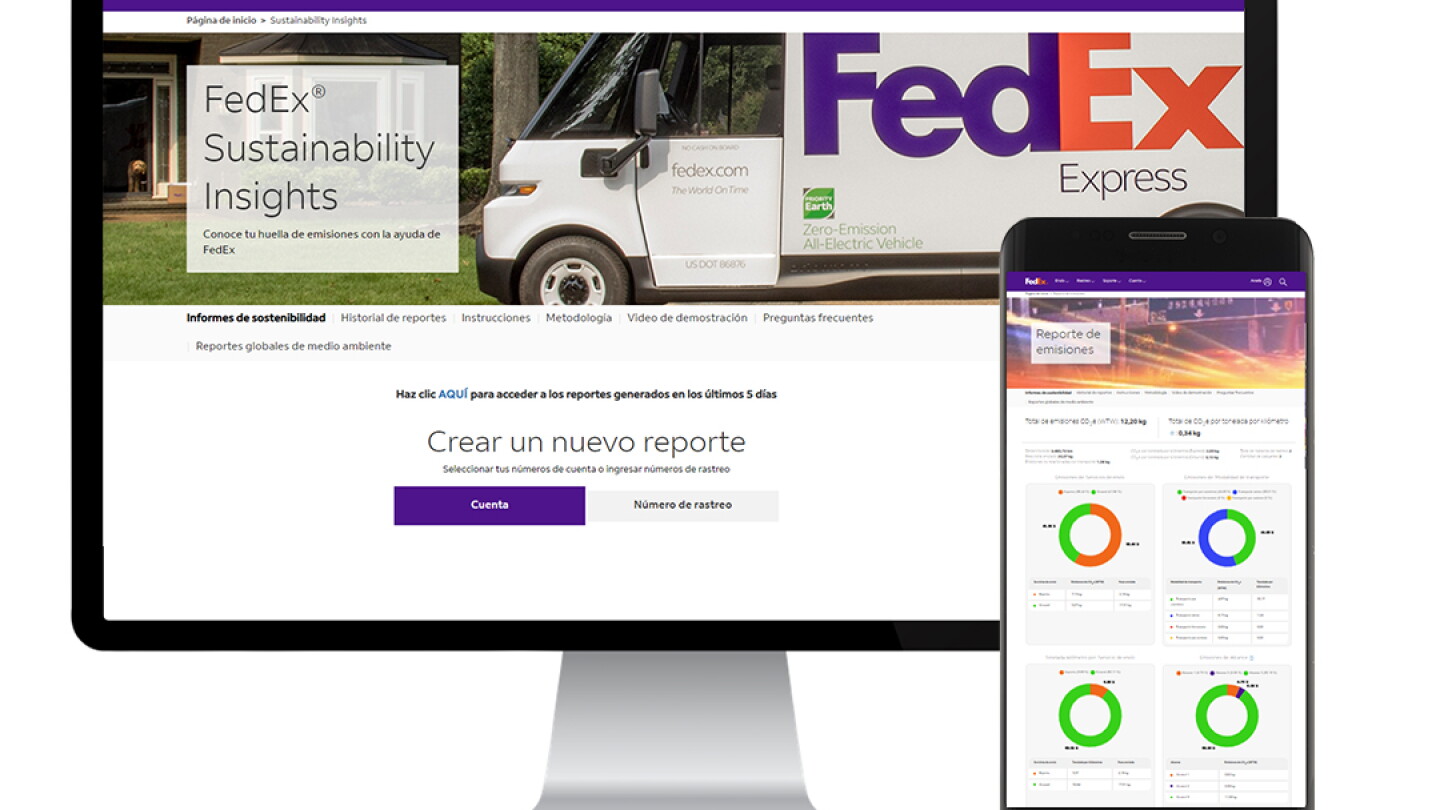 Fedex Insight FedEx Express lanza FedEx® Sustainability Insights, herramienta de ...