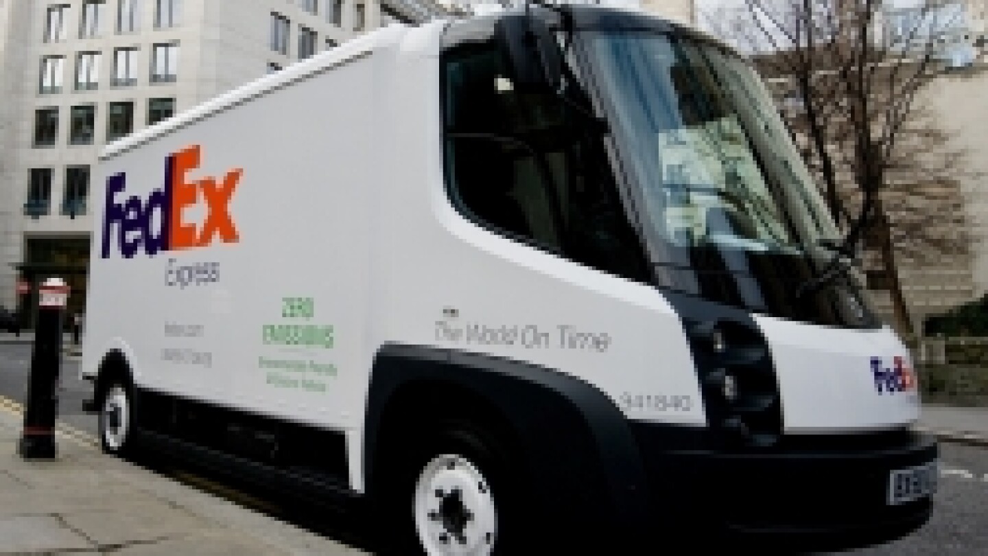 FedEx Express and Modec Rollout State-of-the Art Electric Vehicles