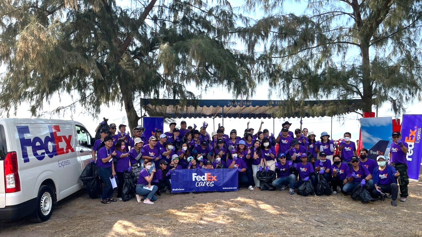 FedEx Supports Coastal Conservation with Beach Clean-Up in Sattahip ...