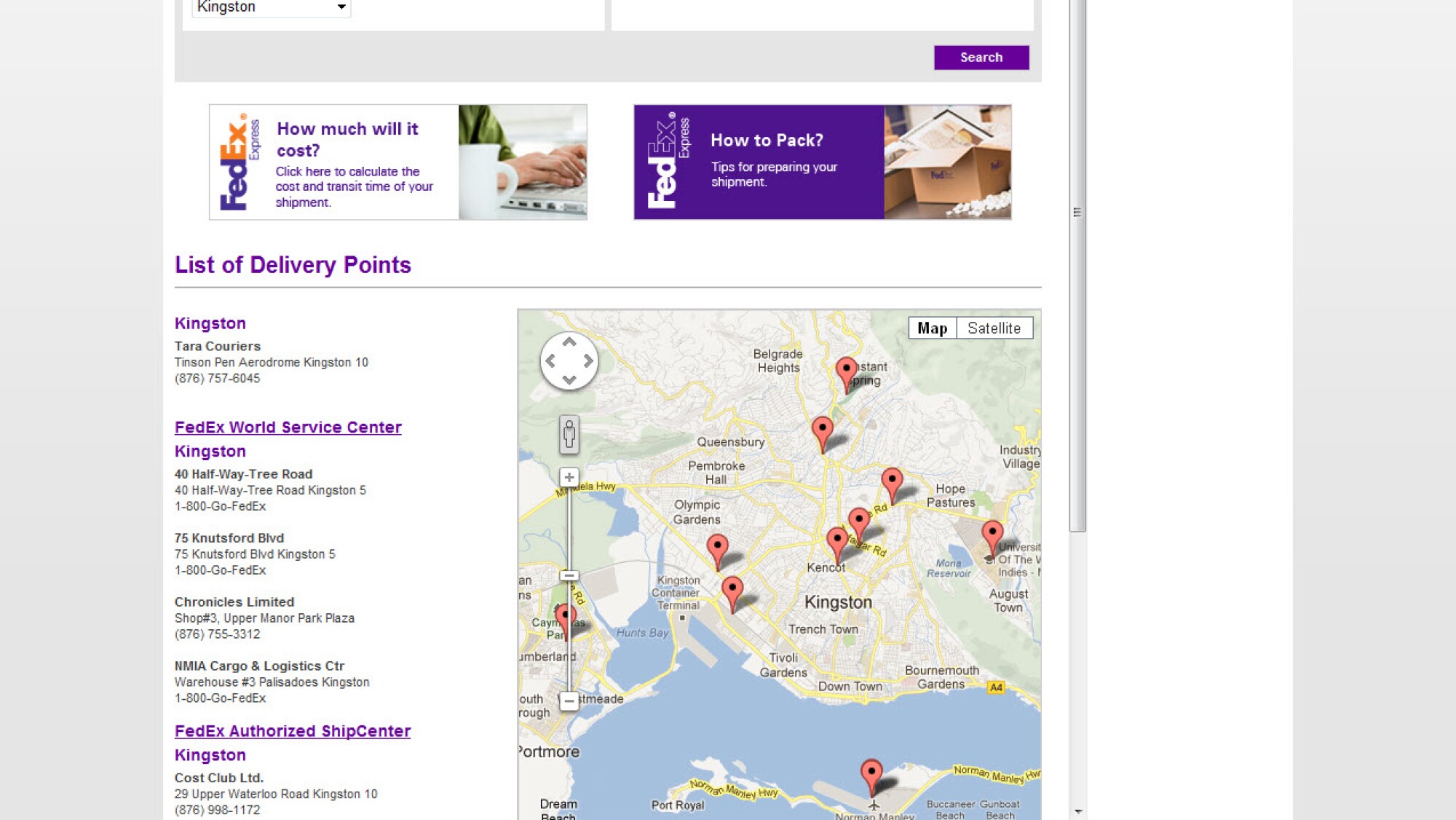 FedEx Express Provides Customers Location Information at Their ...