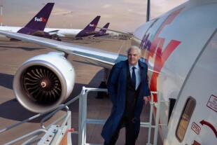 FWS in front of airplane