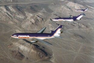 Federal Express fleet air-to-air 1981.jpg