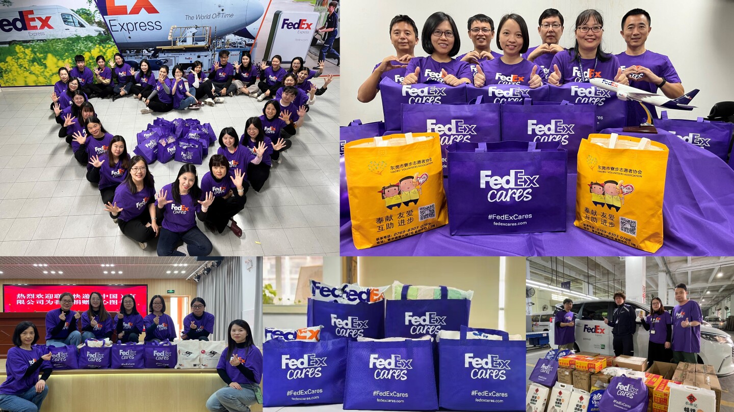 联邦快递为亚太、中东和非洲地区30多个非盈利组织送上暖心祝福