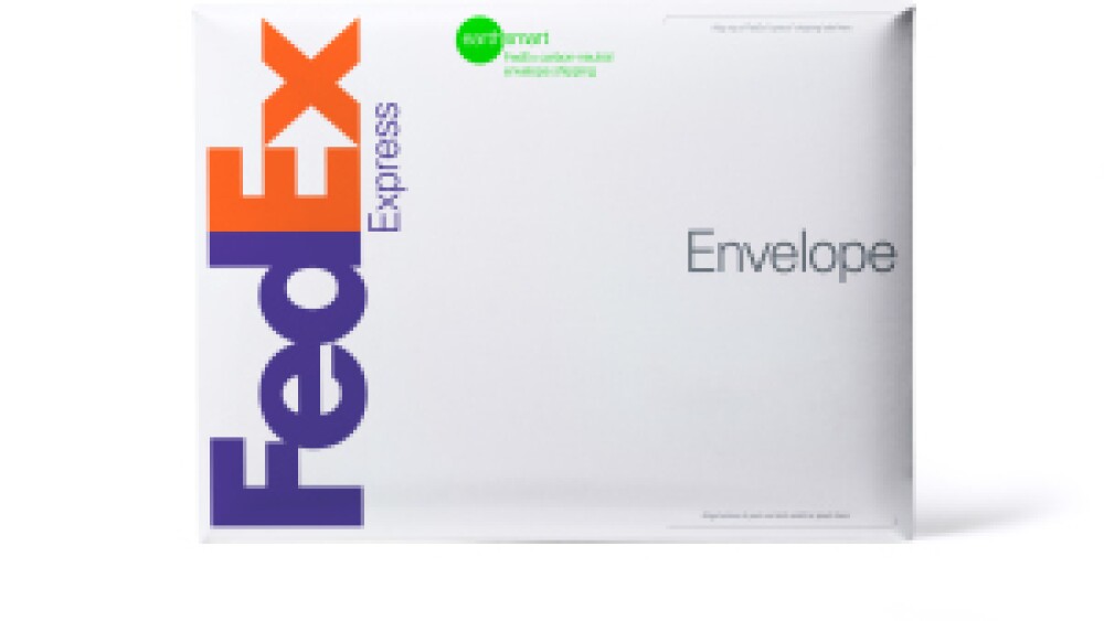 FedEx Envelope Business Card