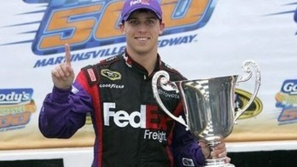 Denny Hamlin NSCS Goody's Cool Orange 500 at Martinsville Speedw