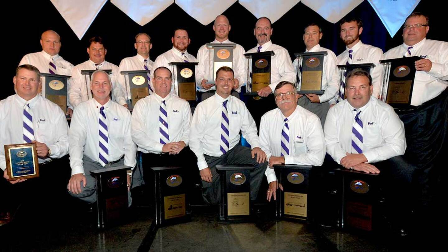 Fourteen FedEx Drivers Earn Honors at National Truck Driving Championships