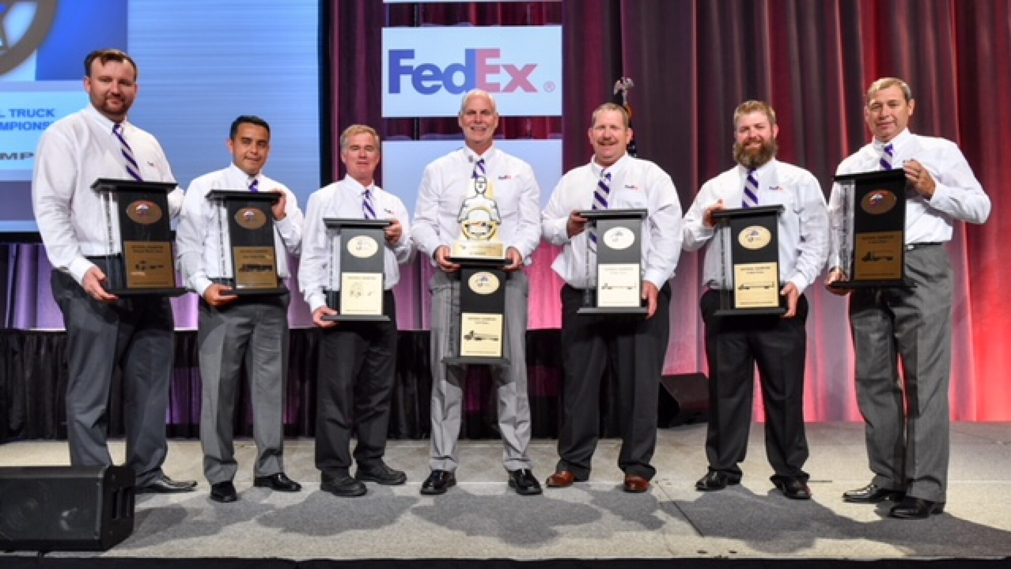 10 FedEx Drivers Take Home Top Honors at the 2018 National Truck