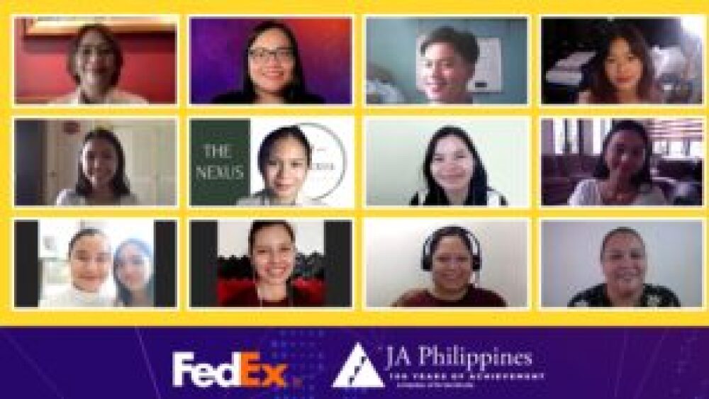 Filipino students FedEx JA ITC Local Finals 2021
