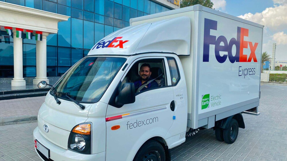 FedEx Advances Sustainable Operations with Electric Vehicle Trials in the UAE