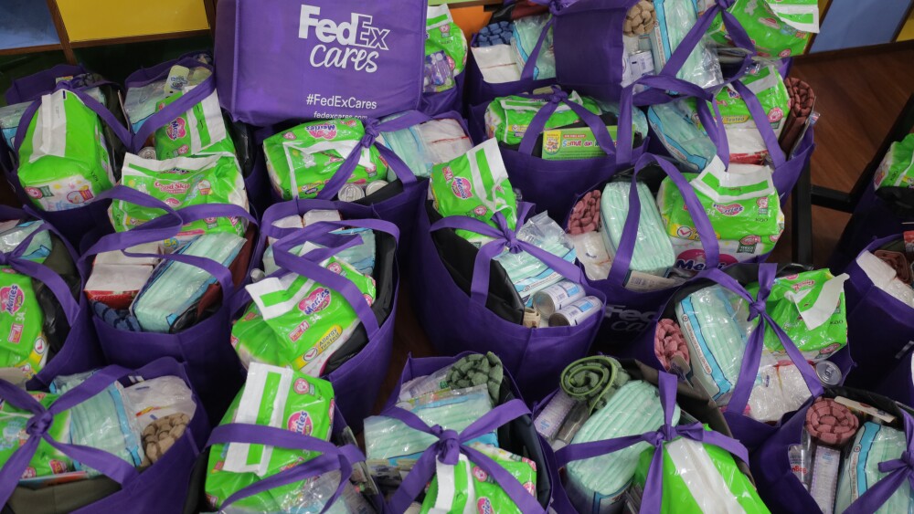 FedEx Cares Indonesia - Purple Tote Campaign