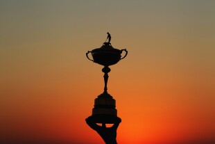 Colin Montgomerie at the HSBC golf day in Dubai