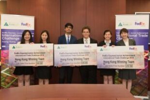 Six students on three teams won a place at the Asia Pacific Finals with their innovative home fitness business ideas for Iran at this year’s FedEx Express/Junior Achievement International Trade Challenge Hong Kong Final.